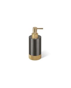 Decor Walther Club Soap Dispenser Dark Metal with Matte Gold Details