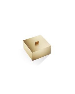Decor Walther Cube Square Box + Lid Matte Gold Large