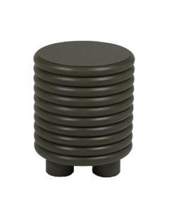 GioBagnara Scala Leather Stool Round