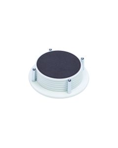 6 Corian Coasters with Caddy