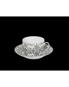 Alhambra Platinum Teacup & Saucer
