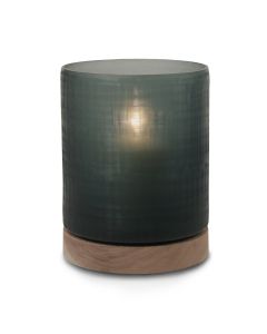 Aran Lantern Large with Walnut Base