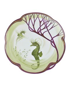 Belle Epoque Plate:  Seepferdchen