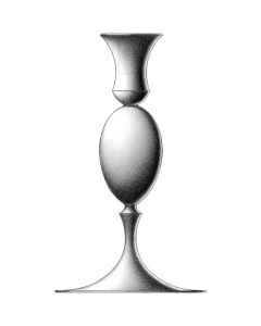 Biedermeier Alternate Egg Candlestick 0203