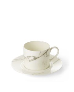Carrara Coffee Cylindrical Cup & Saucer