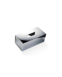 Decor Walther Cube Rectangular Box + Lid Chrome