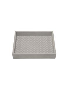 Febe Herringbone Rectangular Tray