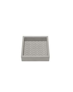 Febe Herringbone Small Square Tray