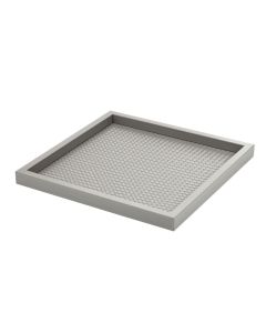 Febe Large Handwoven Square Leather Tray