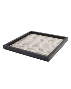 Febe Large Waxed Cotton Square Tray