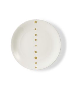 Golden Pearls Dinner Plate