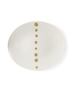 Golden Pearls Large Oval Platter