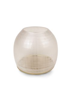 Gumba Lantern Round with Brass Base