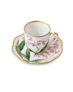 Jardin D'Orchidees Coffee Cup & Saucer