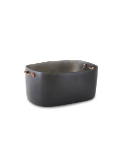 Large Champagne Bucket With Leather Handles