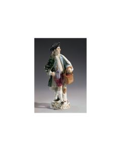 Man with Lantern & Basket