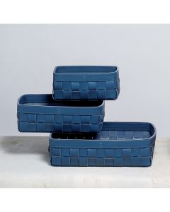 Mondina Rectangular Basket Low Medium