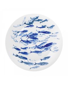 Ocean Swarm of Herrings Large Plate