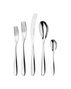 Olive Mirror Five-Piece Place Setting