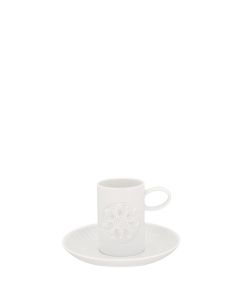 Ornament Espresso Cup & Saucer "D"