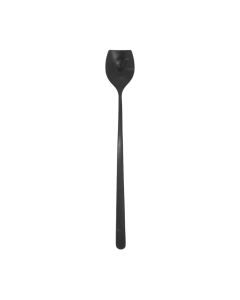 Otto Black Matte Ice Cream/Sugar Spoon (Long Handle)