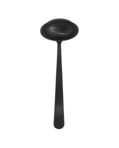 Otto Black Matte Soup Ladle