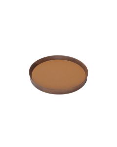 GioBagnara x Poltrona Frau Round Leather Tray Small