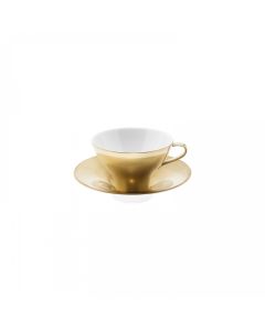 Polite Gold Tea/Coffee Cup and Saucer