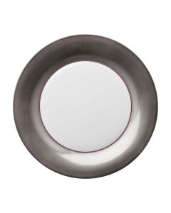 Polite Platinum Large Dinner Plate