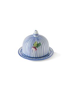 Potager Blue Butter Dish