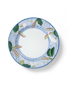 Potager Blue Dessert Plate