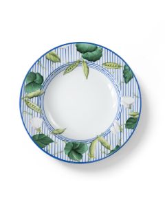 Potager Blue Soup Plate