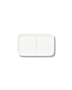 Pure White Divided Dish