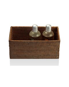 Decor Walther Rattan Rectangular Basket Dark