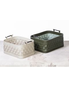 Ravenna Rectangular Basket Low Large