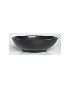 Spangled Black Coupe Cereal Bowl Small