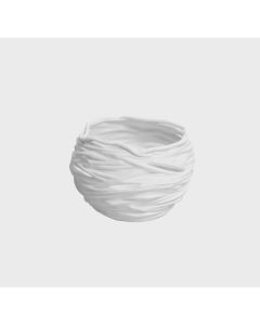 Ted Muehling Bird's Nest Votive (Bisque)