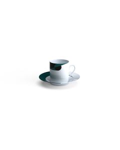 Vortex Coffee Cup and Saucer