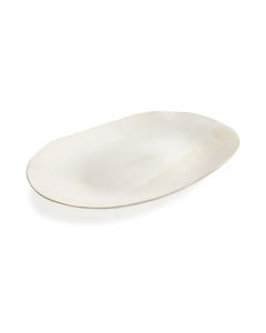 White Medium Oval Serving Platter