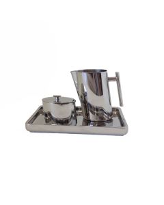 Zeta Creamer, Sugar & Tray Set